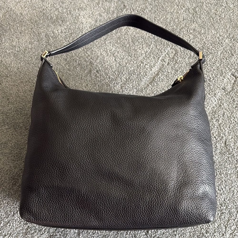 Kate Spade Black Pebbled Leather Hobo Bag - Picture 2 of 8